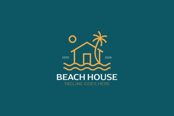 Beach House Logo Tropical Holiday: A Smart Choice for Branding That Breathes Relaxation