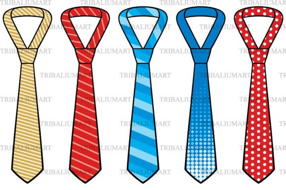 Business Ties Icons Set