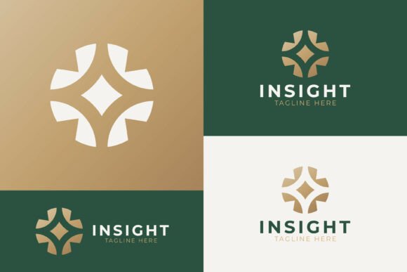 Insight Abstract Logo: A Strategic Design Tool for Modern Business Consulting Brands