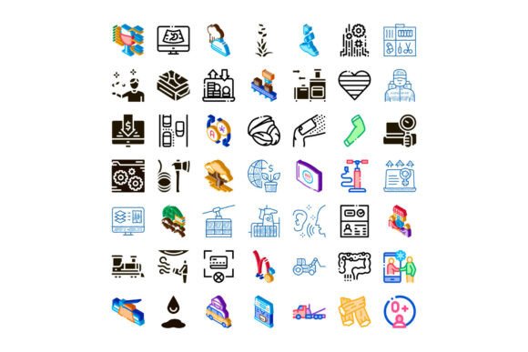 Isometric Abstract Icons: A Visual Language for Modern Communication