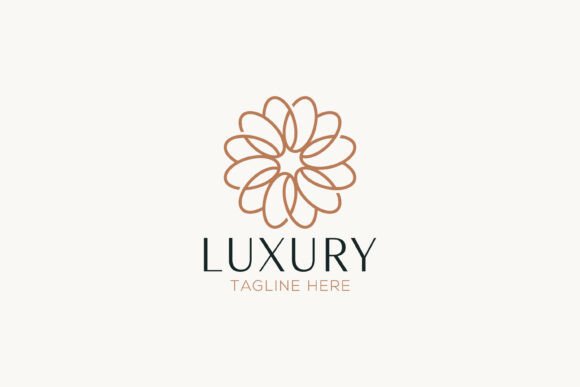 Luxury Flower Emblem Fashion Lifestyle