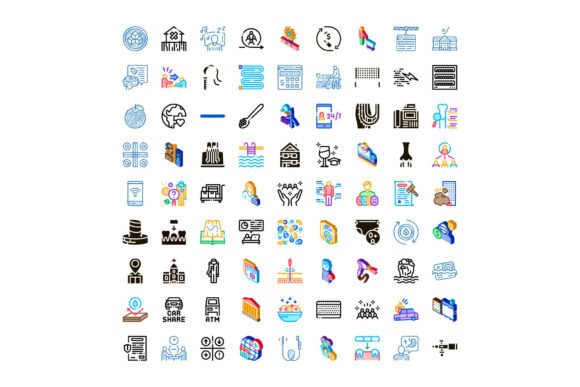Variety of Business and Lifestyle Icons